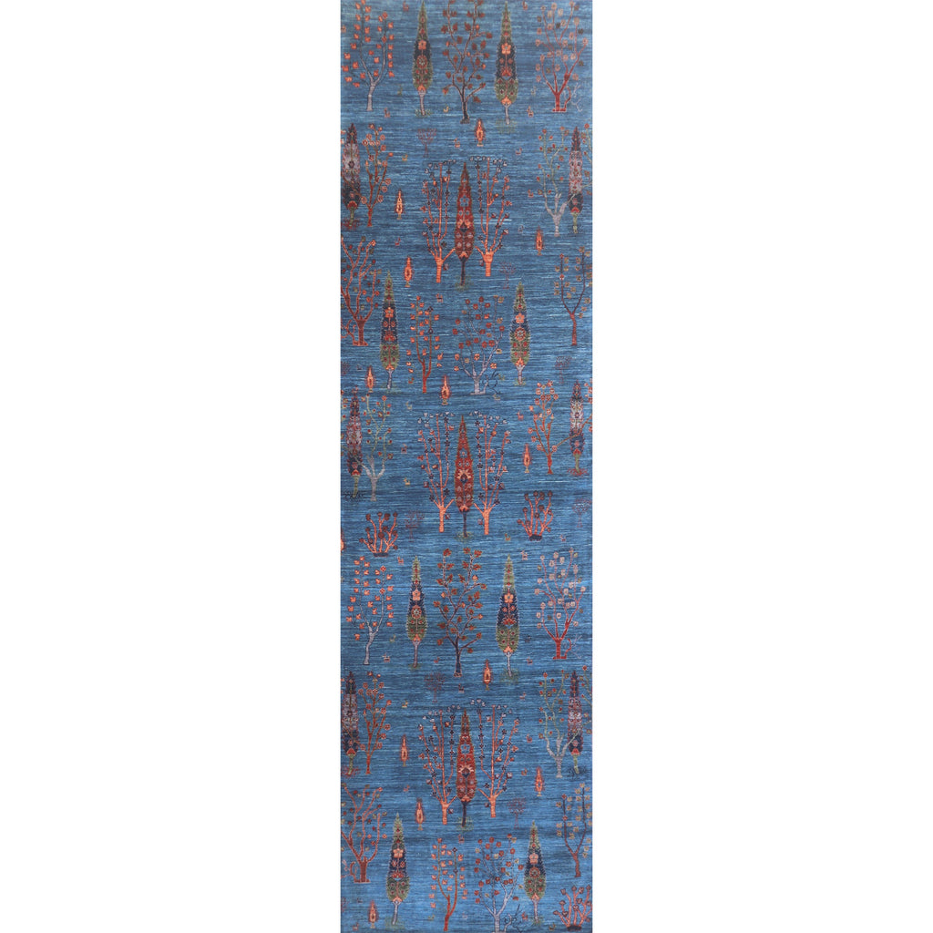 ARYANA GABEH LIGHT BLUE / RUST 3'11" X 13'5"