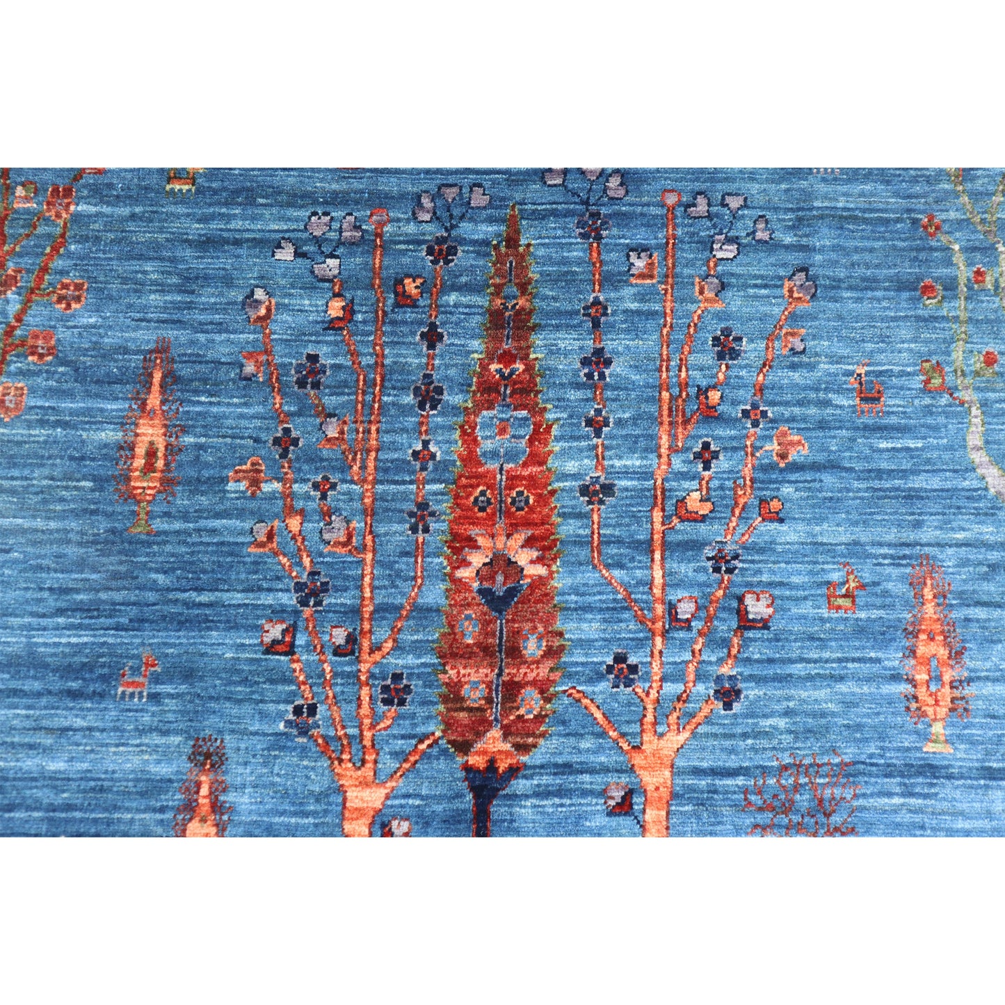 ARYANA GABEH LIGHT BLUE / RUST 3'11" X 13'5"