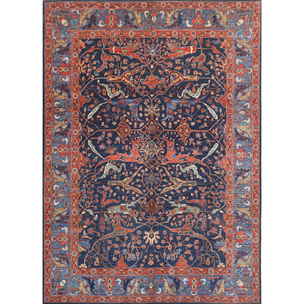 ARYANA ARYAN NAVY / LIGHT BLUE 8'11" X 11'6"