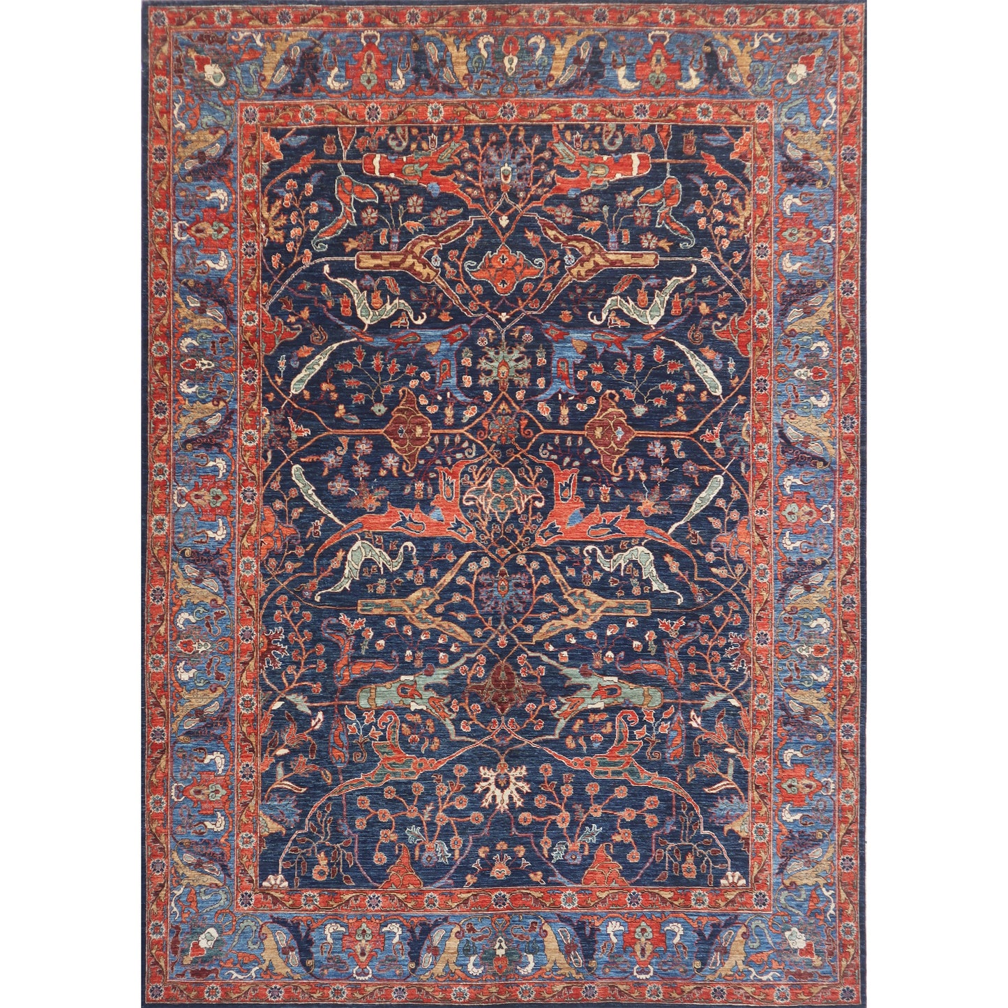 ARYANA ARYAN NAVY / LIGHT BLUE 8'11" X 11'6"