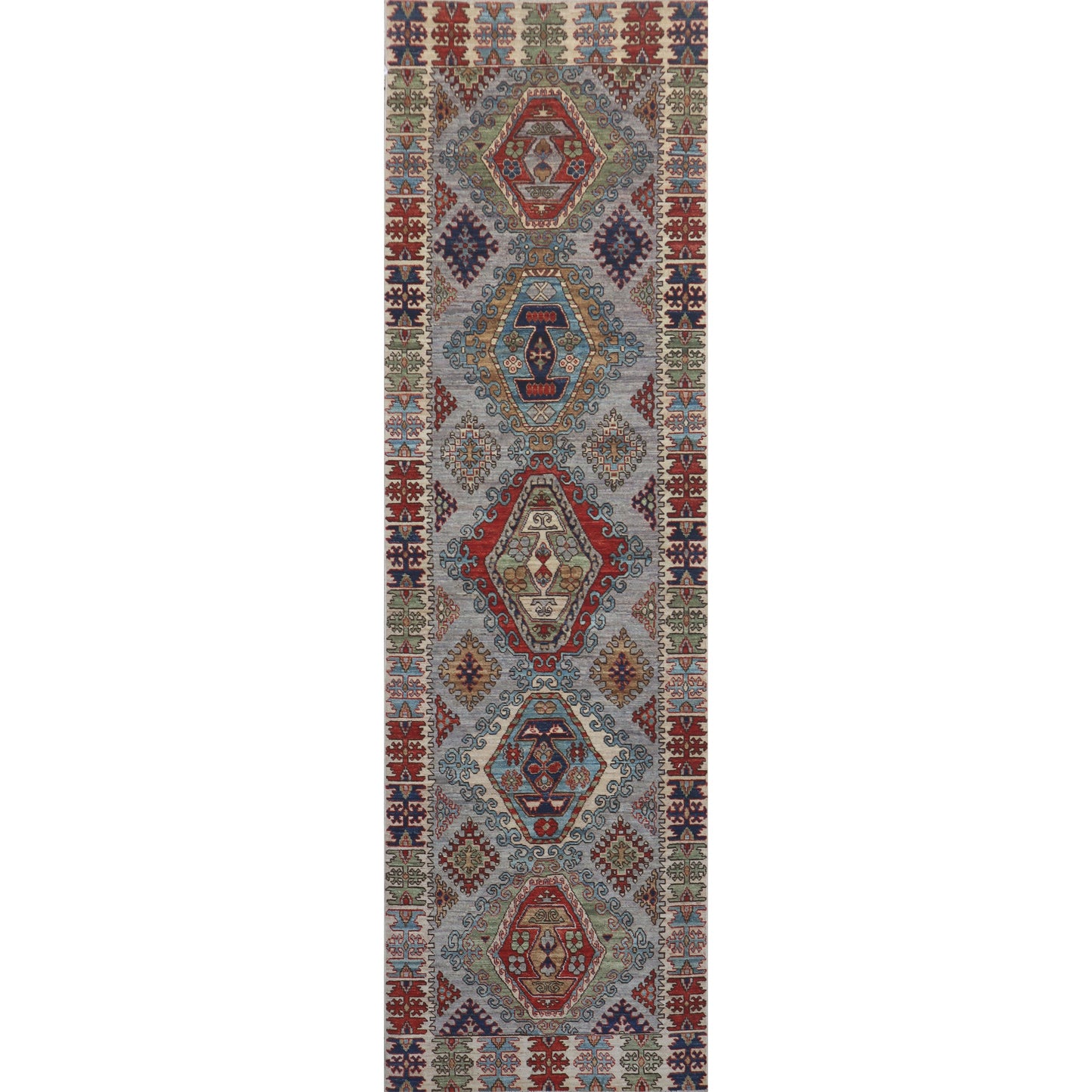 ARYANA ARYAN GREY / IVORY 3'2" X 10'7"