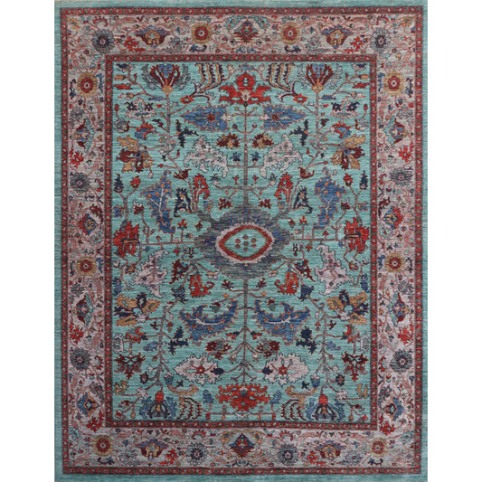 ARYANA ARYAN TURQUOISE / GREY 8' X 9'11"