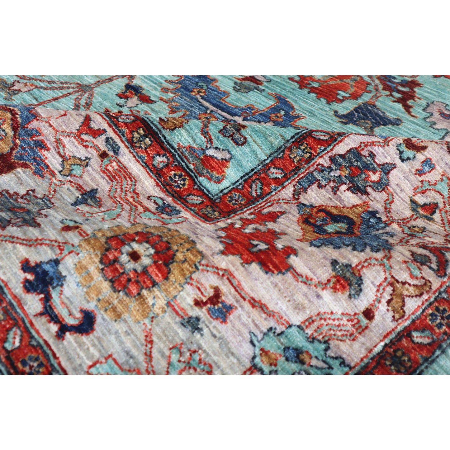 ARYANA ARYAN TURQUOISE / GREY 8' X 9'11"