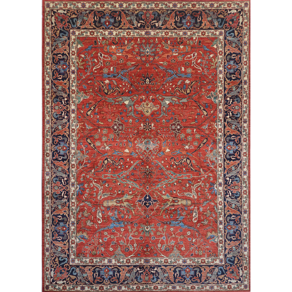 ARYANA ARYAN RUST / NAVY 9'1" X 11'8"