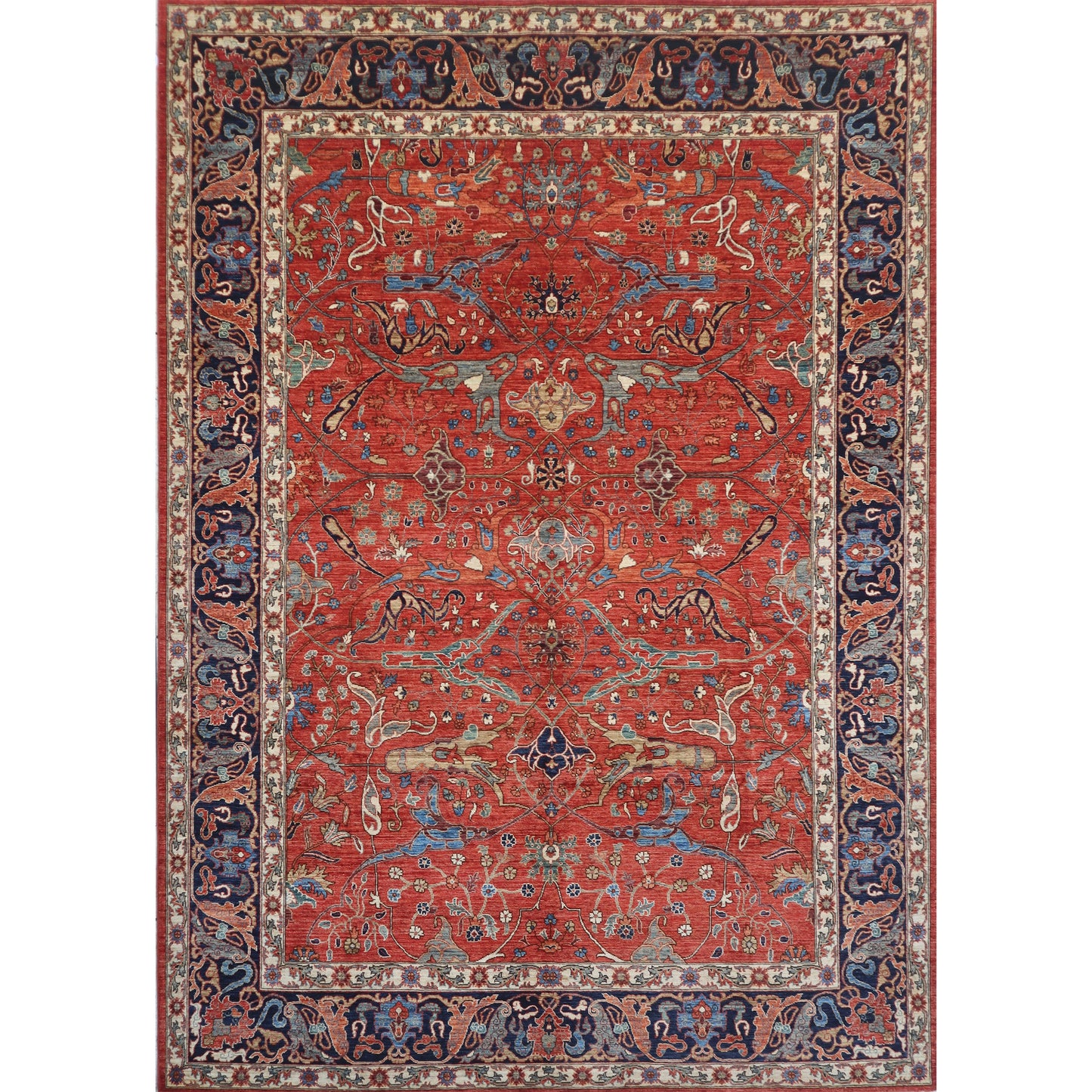 ARYANA ARYAN RUST / NAVY 9'1" X 11'8"
