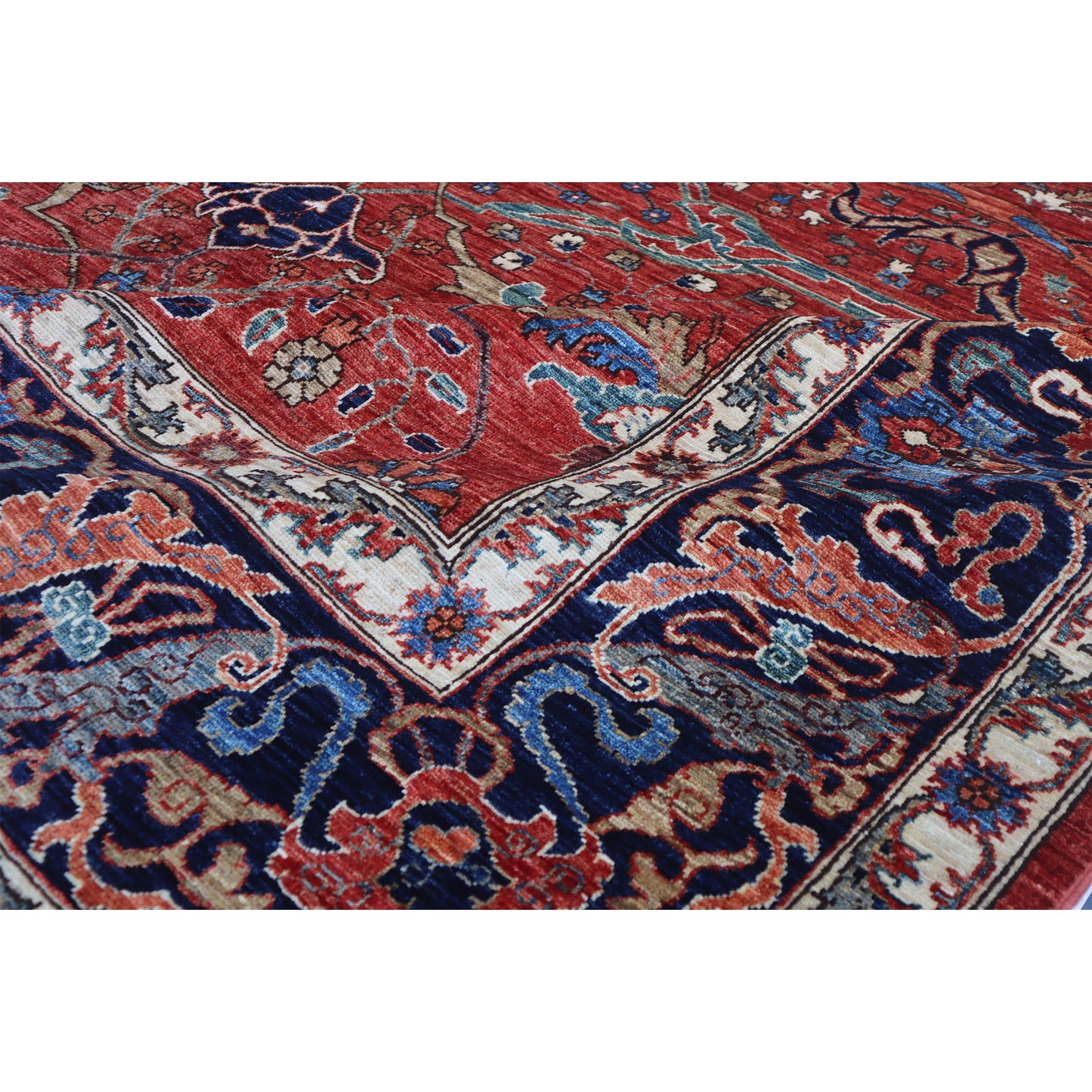 ARYANA ARYAN RUST / NAVY 9'1" X 11'8"