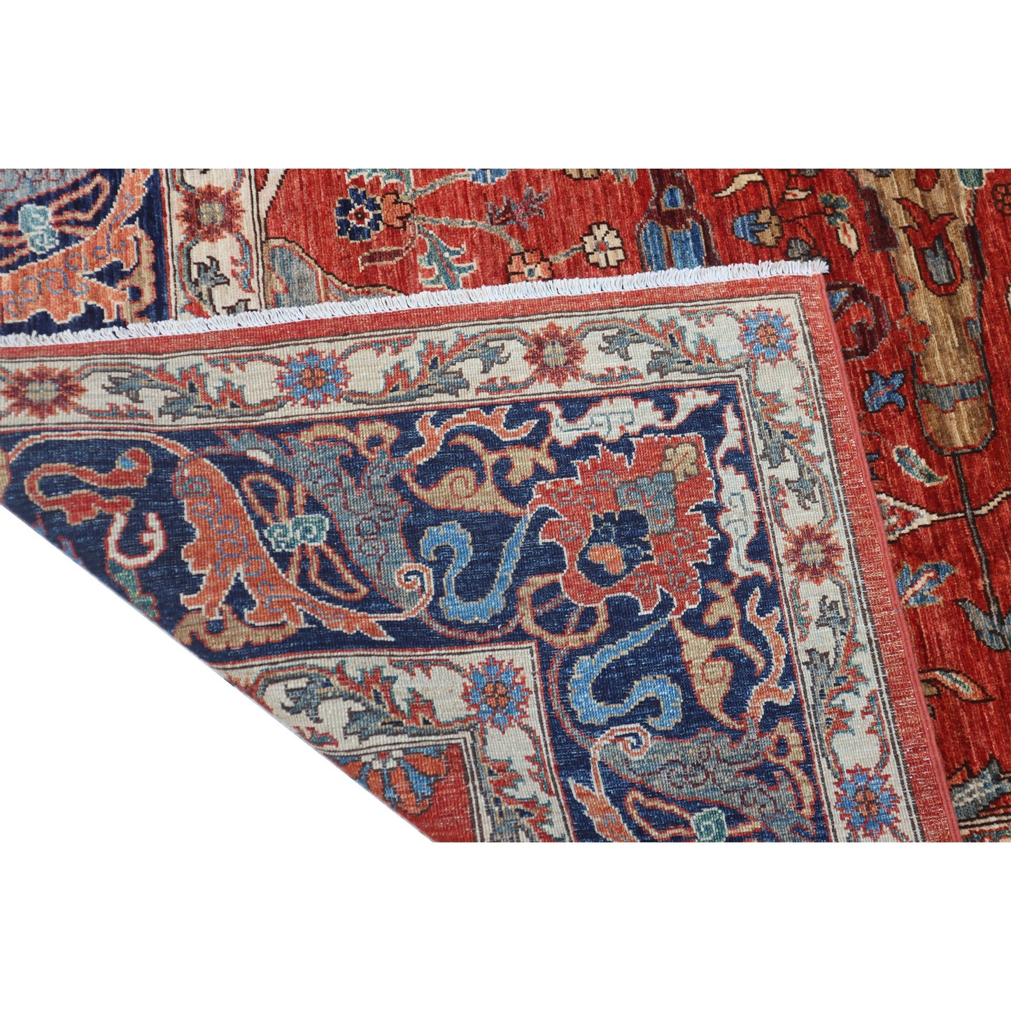 ARYANA ARYAN RUST / NAVY 9'1" X 11'8"