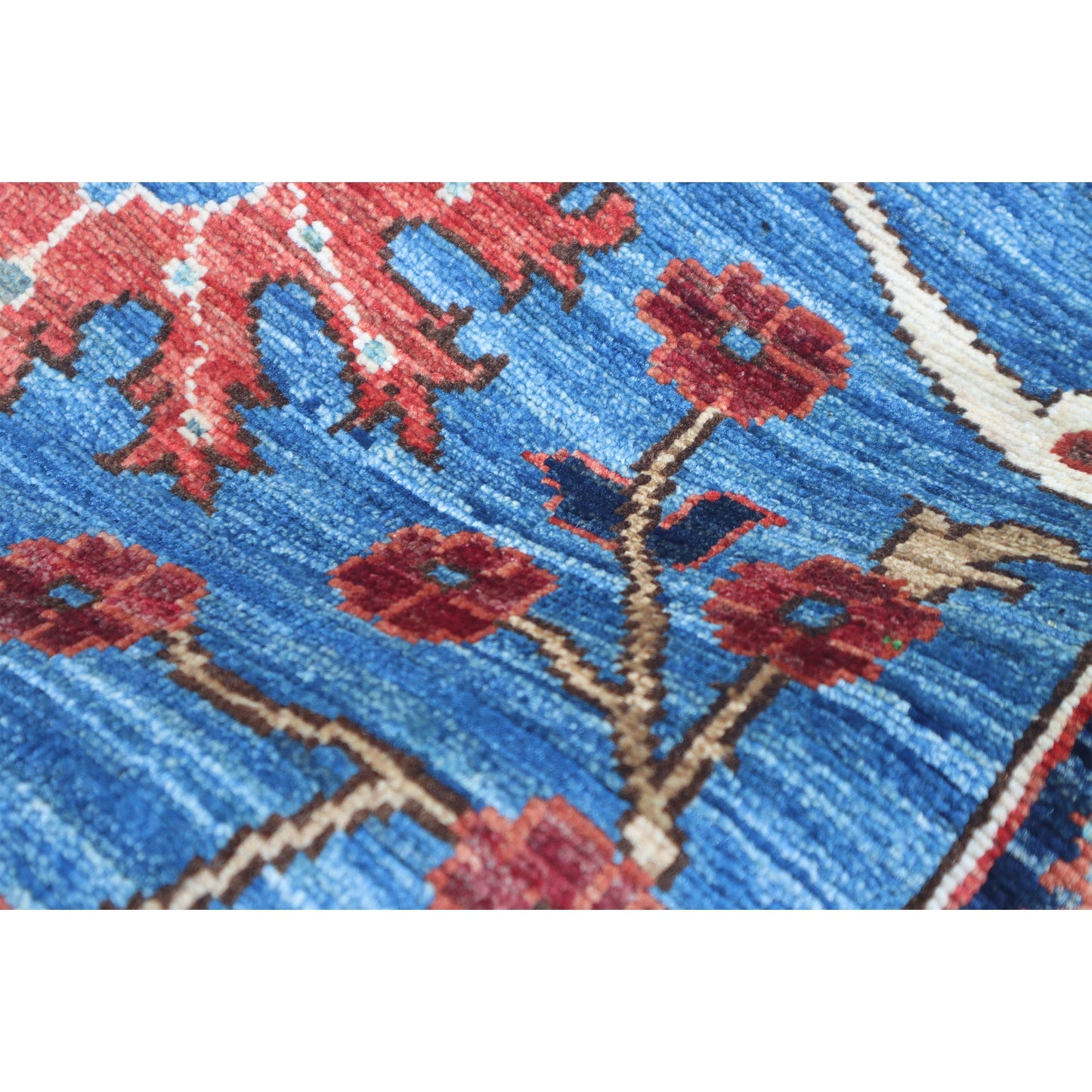 ARYANA ARYAN LIGHT BLUE / NAVY 2'7" X 8'