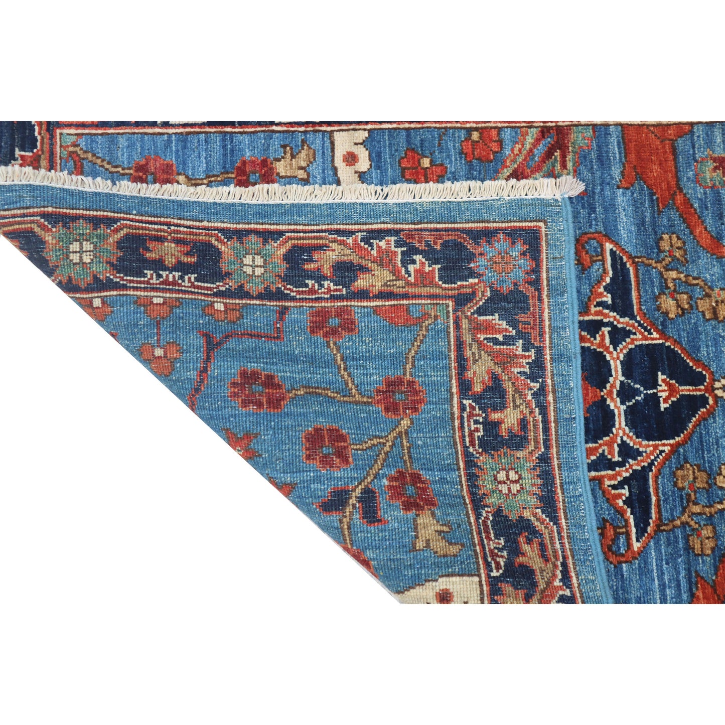 ARYANA ARYAN LIGHT BLUE / NAVY 2'7" X 8'