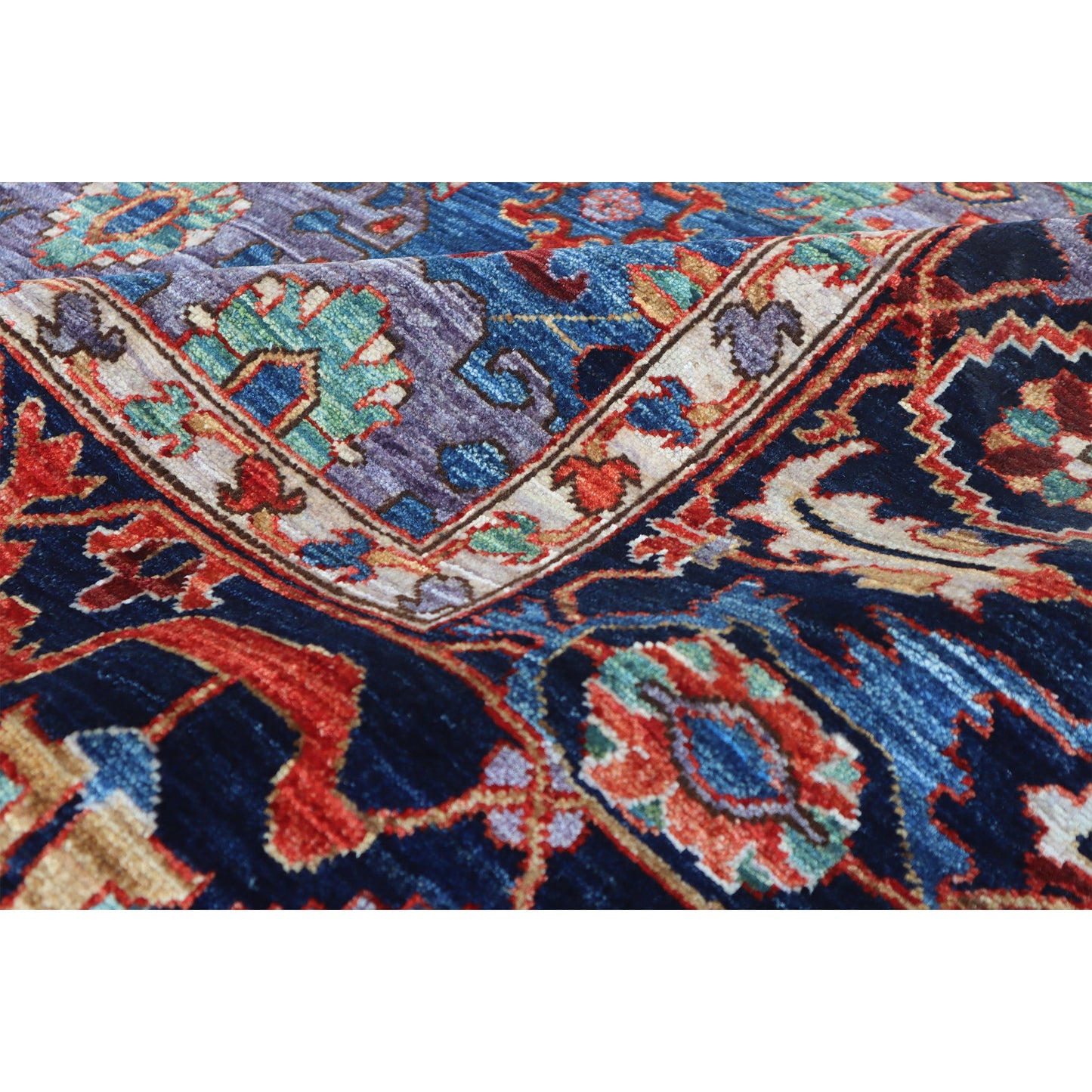 ARYANA ARYAN LIGHT BLUE / NAVY 8'1" X 10'4"