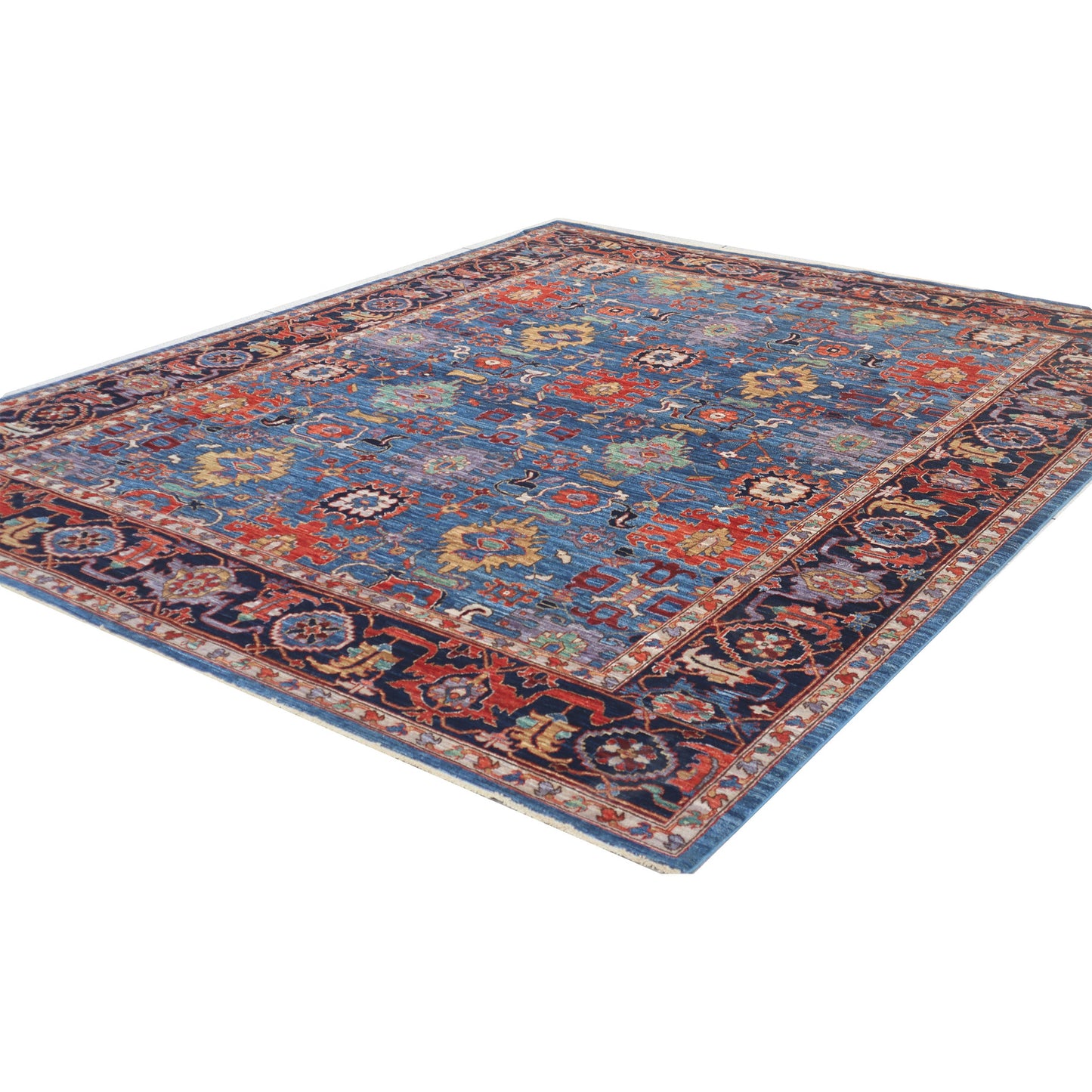 ARYANA ARYAN LIGHT BLUE / NAVY 8'1" X 10'4"