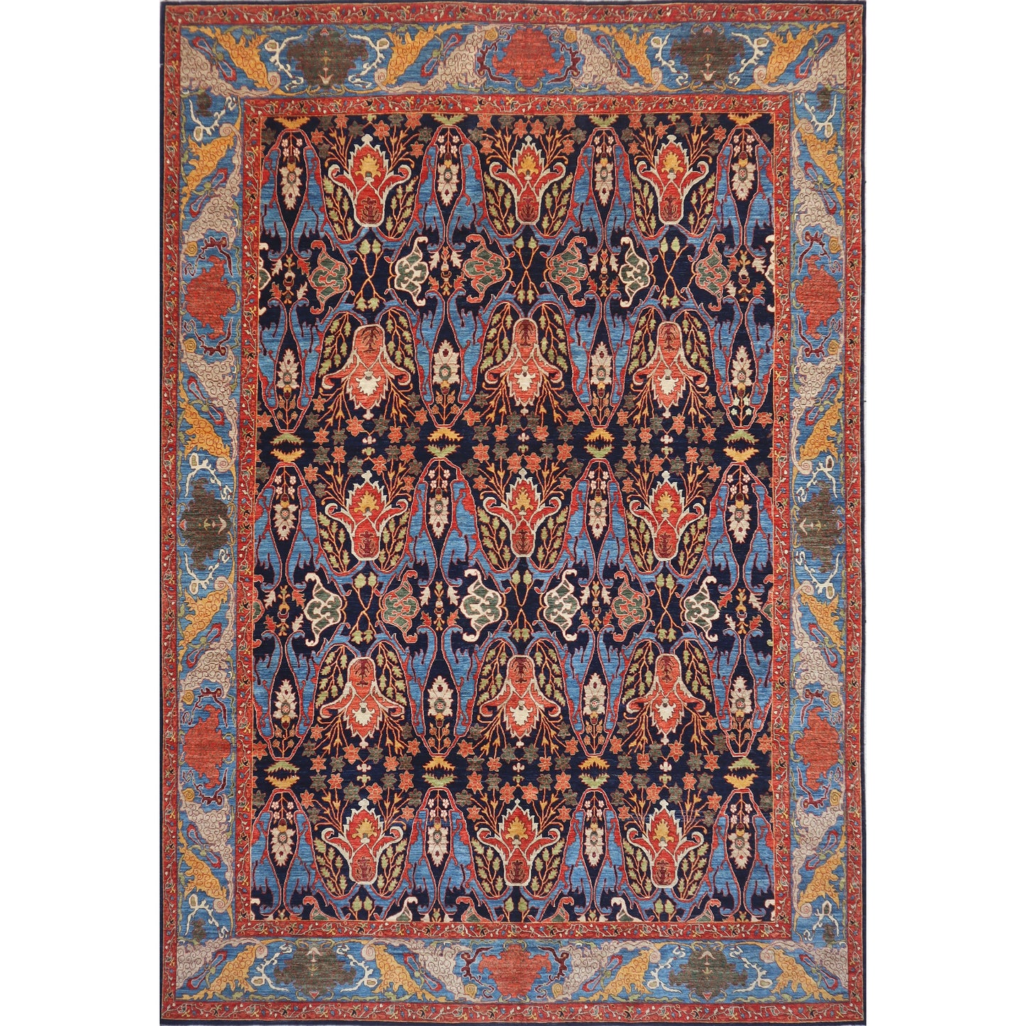 ARYANA ARYAN NAVY / LIGHT BLUE 11'10" X 15'