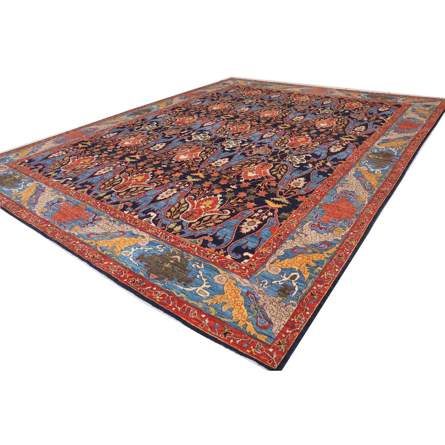 ARYANA ARYAN NAVY / LIGHT BLUE 11'10" X 15'
