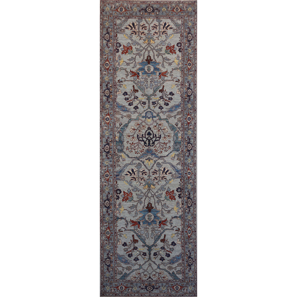 ARYANA ARYAN LIGHT GREY / DARK GREY 4' X 12'4"