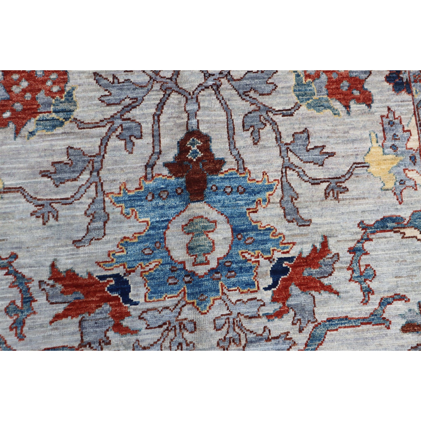 ARYANA ARYAN LIGHT GREY / DARK GREY 4' X 12'4"