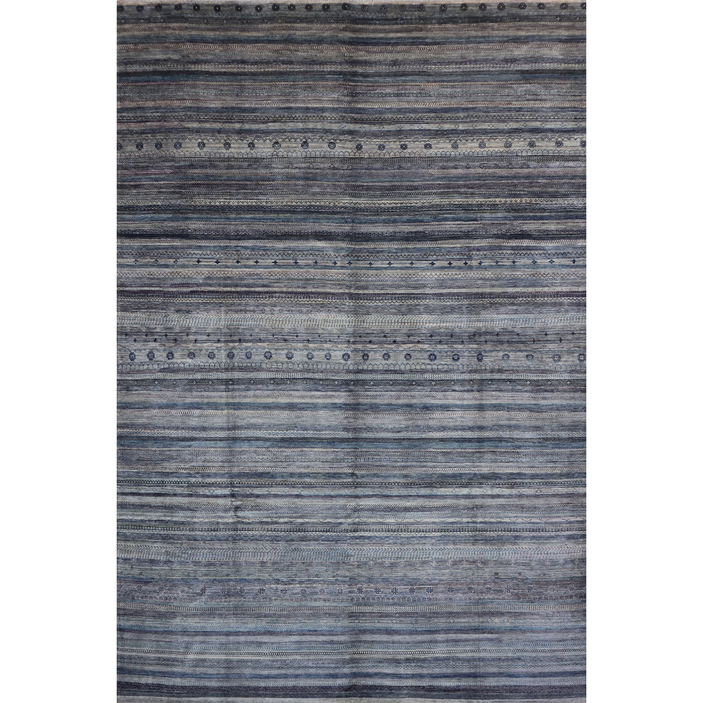 ARYANA ARYAN GREY / NAVY 9'11" X 13'7"