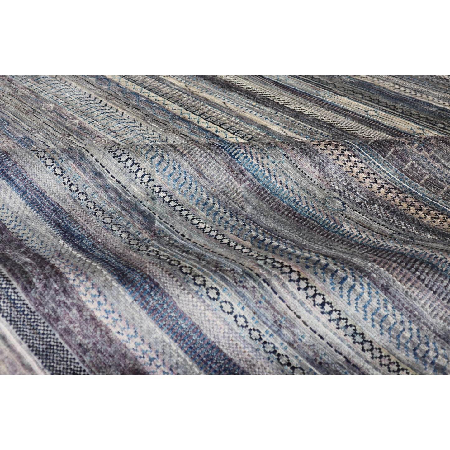 ARYANA ARYAN GREY / NAVY 9'11" X 13'7"