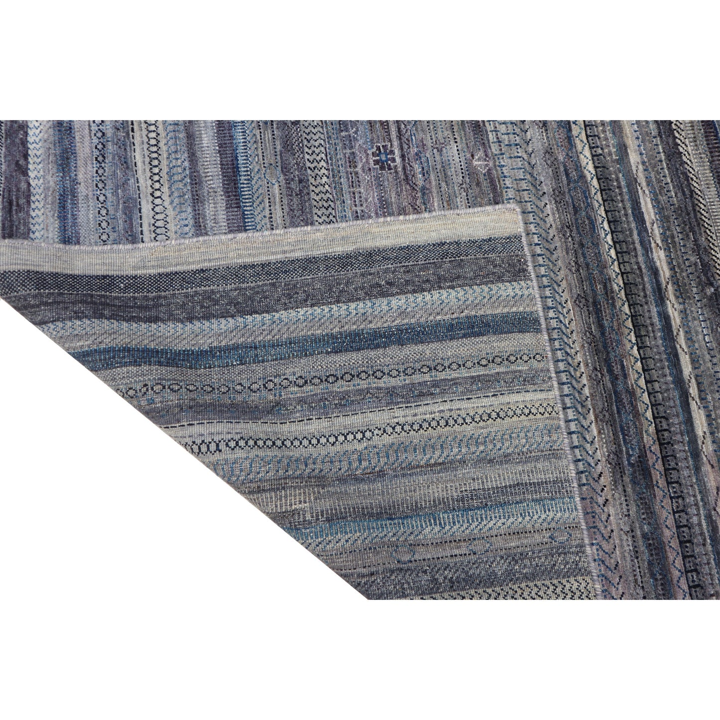 ARYANA ARYAN GREY / NAVY 9'11" X 13'7"