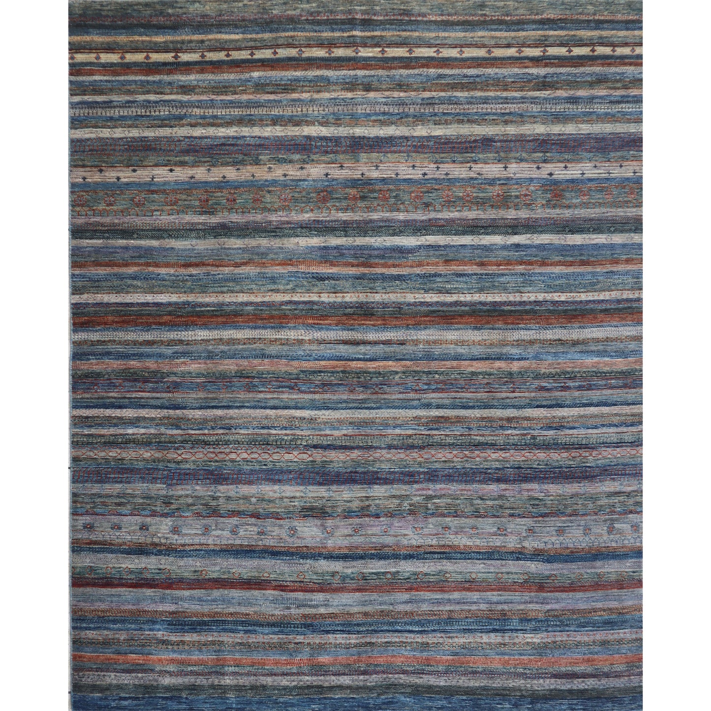 ARYANA GABEH GREY / LIGHT BLUE 8'3" X 9'8"