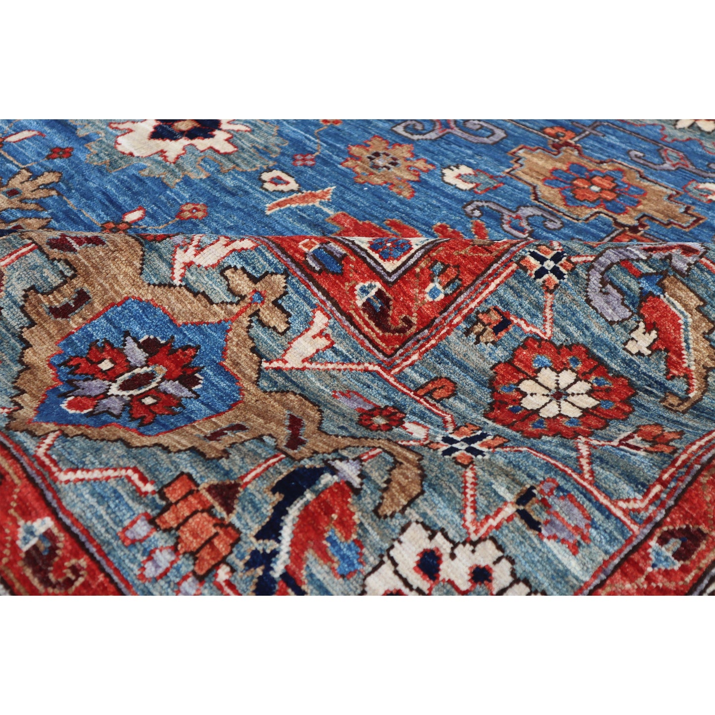 ARYANA ARYAN LIGHT BLUE / GREEN 8'1" X 9'7"