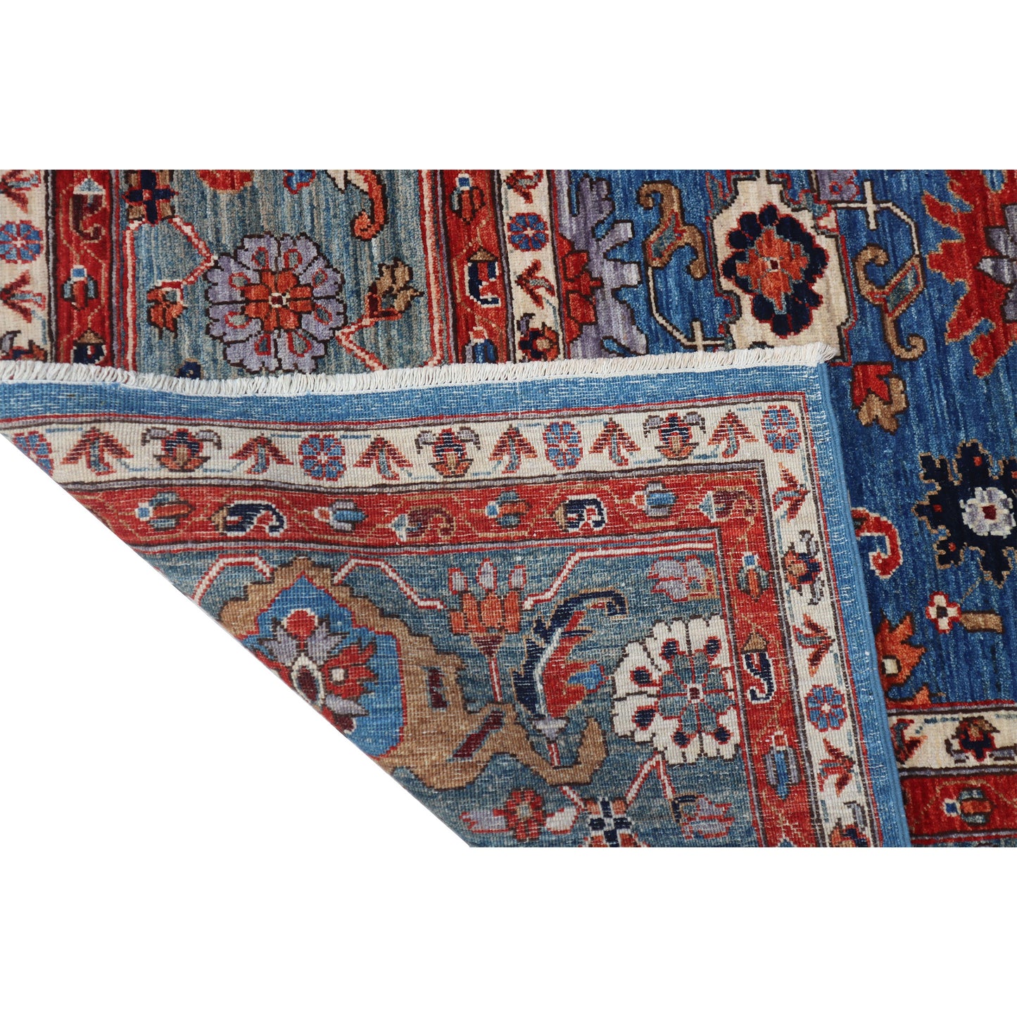 ARYANA ARYAN LIGHT BLUE / GREEN 8'1" X 9'7"