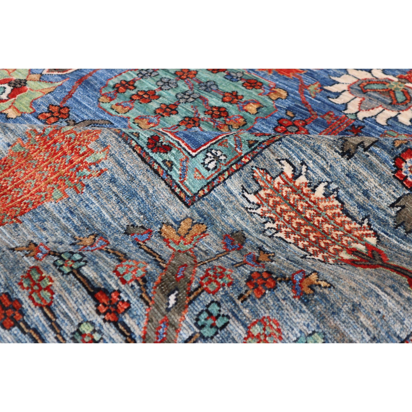 ARYANA ARYAN LIGHT BLUE / GREEN 8'2" X 10'6"