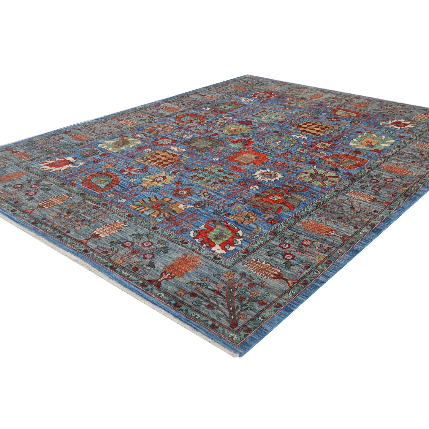 ARYANA ARYAN LIGHT BLUE / GREEN 8'2" X 10'6"