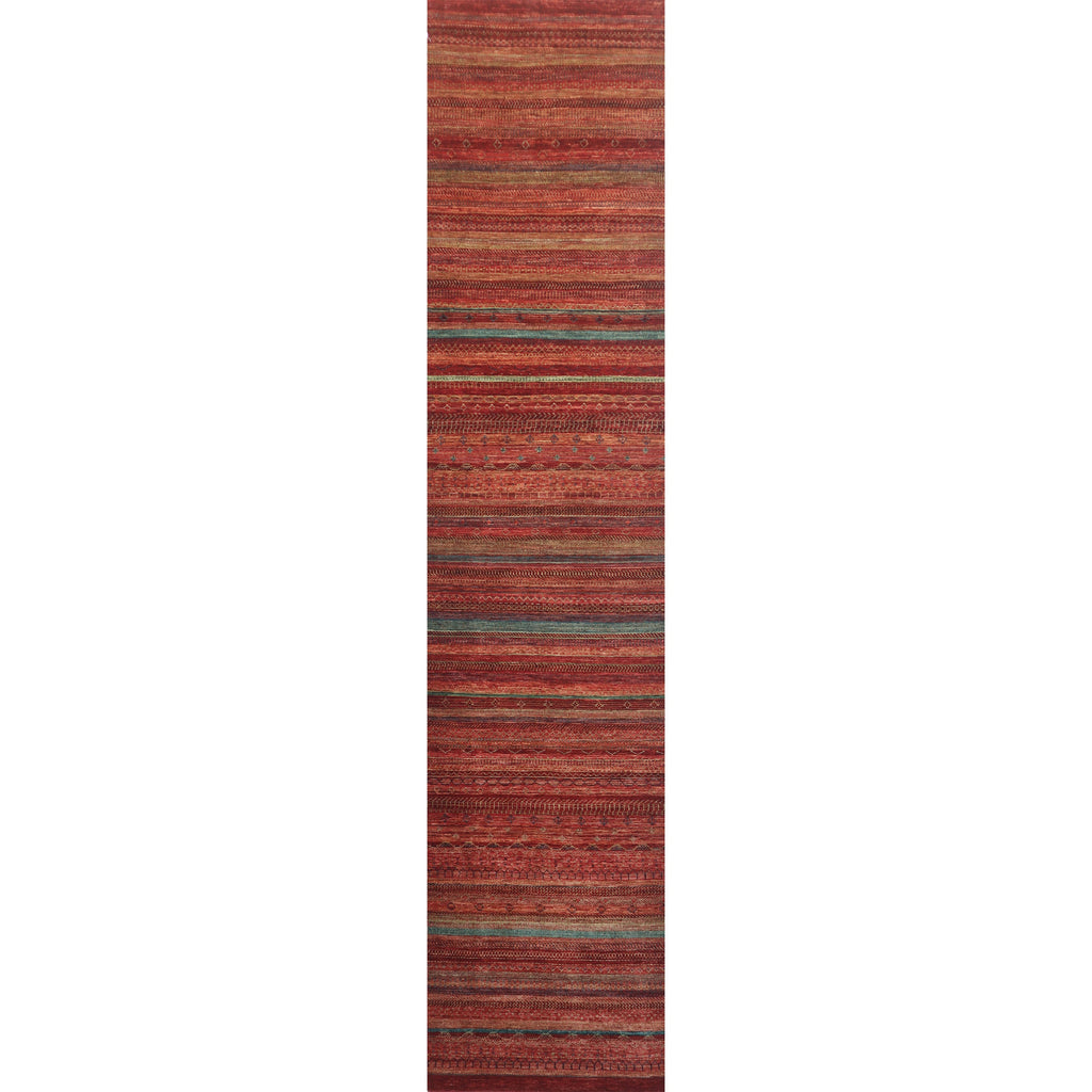 ARYANA GABEH RUST / GREEN 2'10" X 13'1"