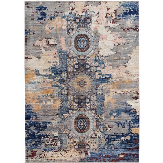 ARYANA ARYAN NAVY / IVORY 4'11" X 6'10"