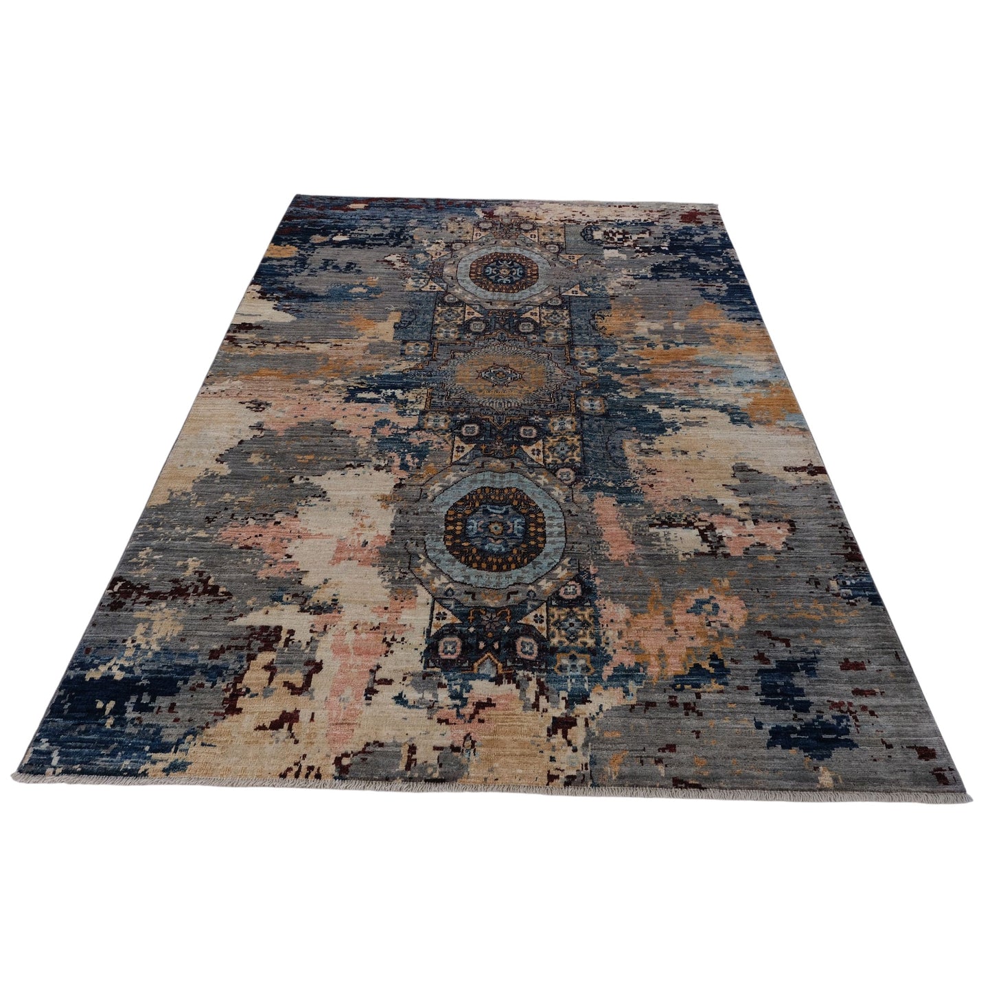 ARYANA ARYAN NAVY / IVORY 4'11" X 6'10"