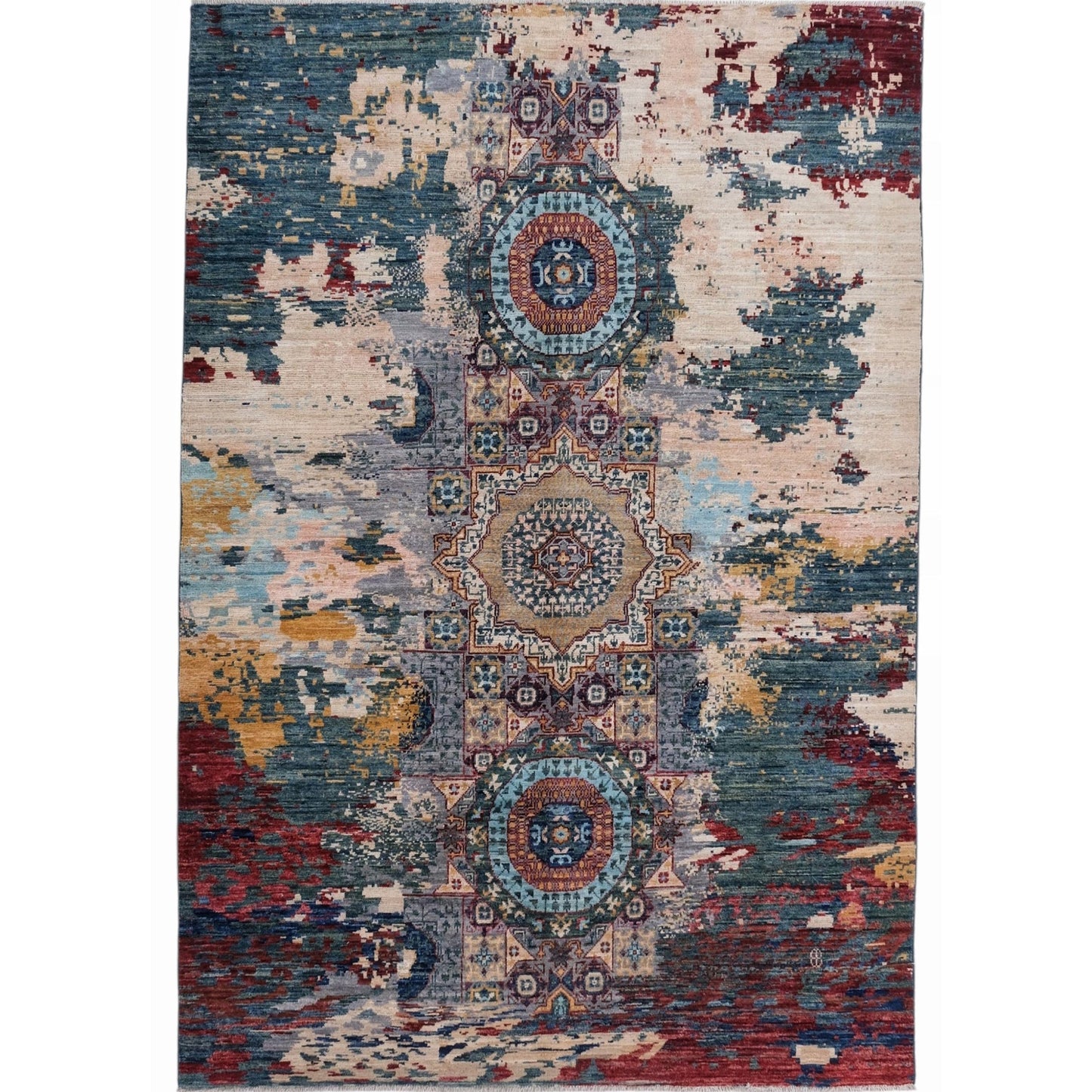 ARYANA MAMAB BEIGE / MULTI 5'1" X 7'4"
