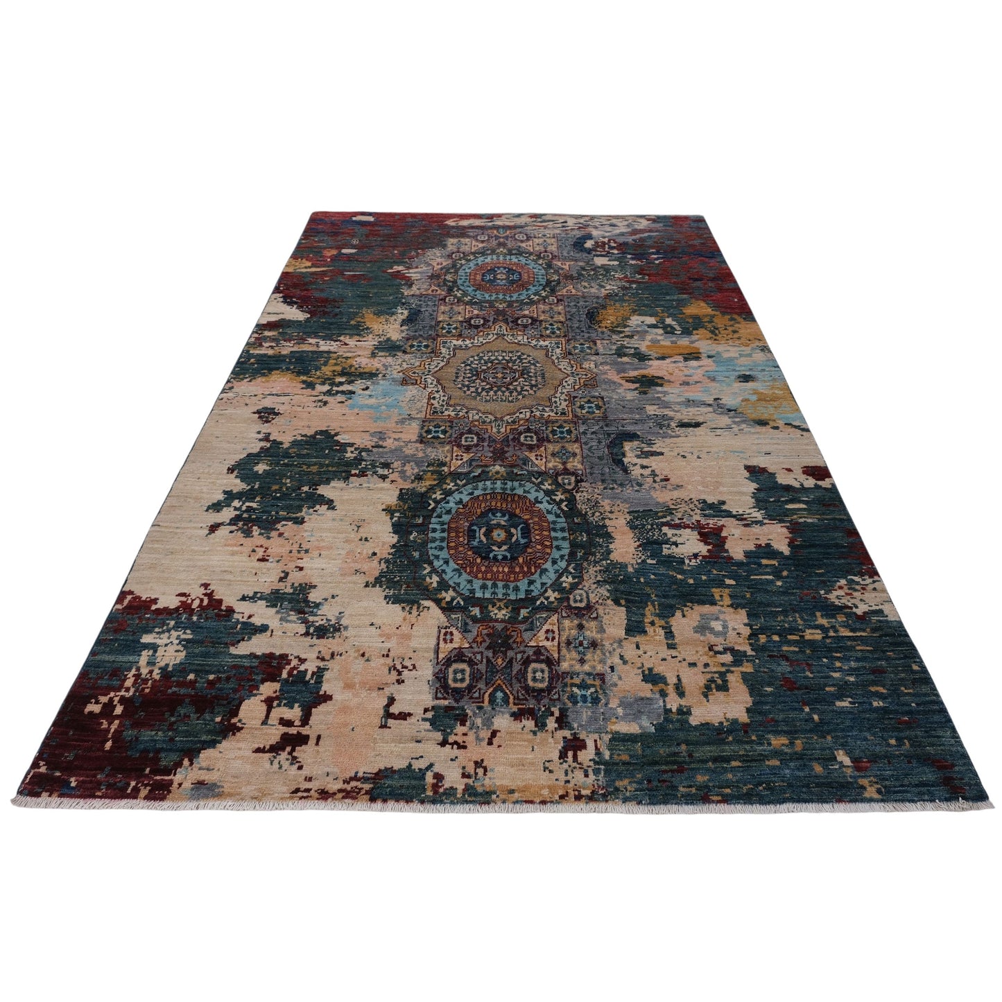 ARYANA MAMAB BEIGE / MULTI 5'1" X 7'4"
