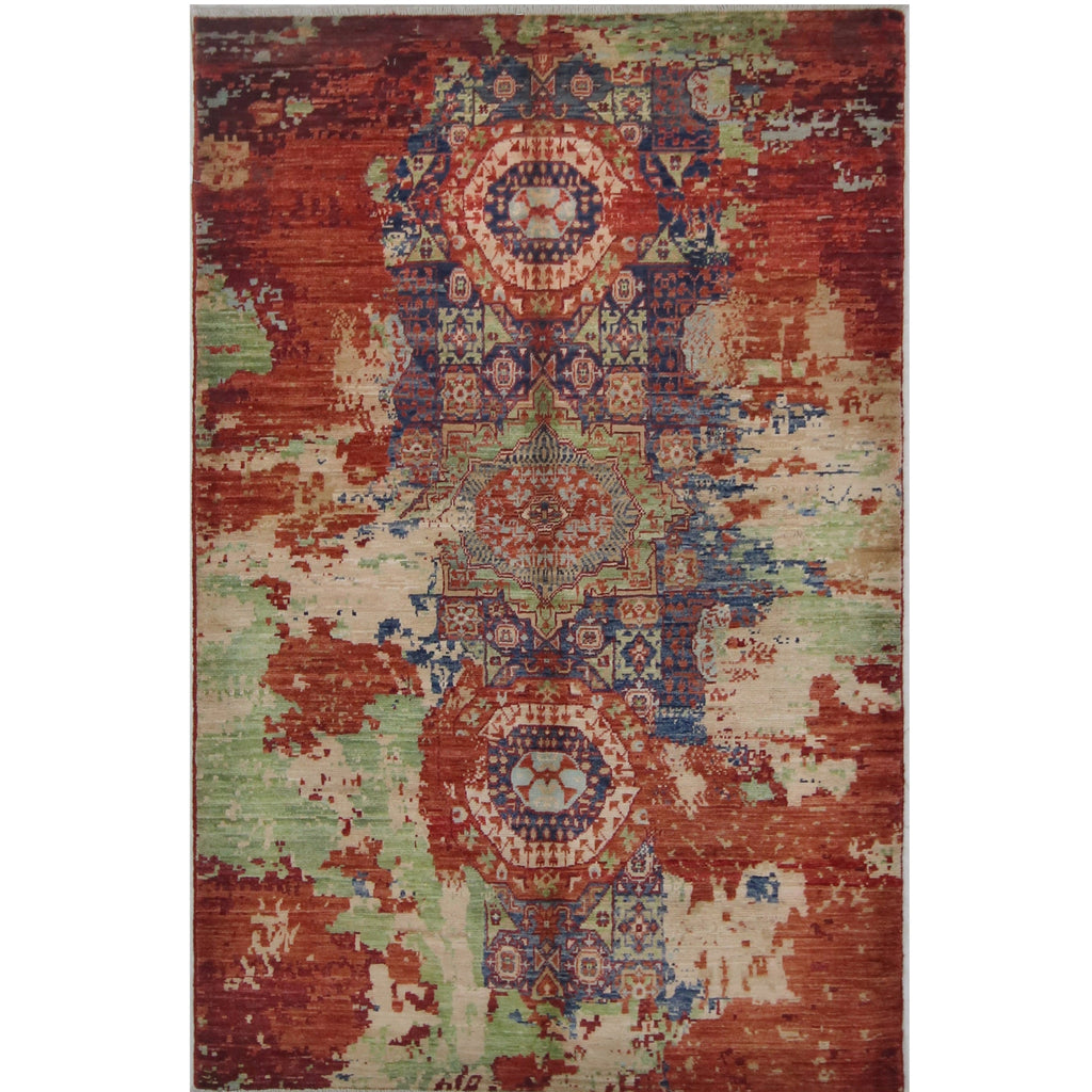 ARYANA MAMAB RED / MULTI 4' X 6'1"
