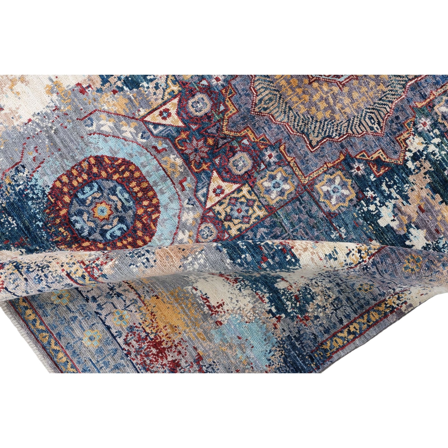 ARYANA ARYAN LIGHT BLUE / NAVY 4'11" X 6'11"