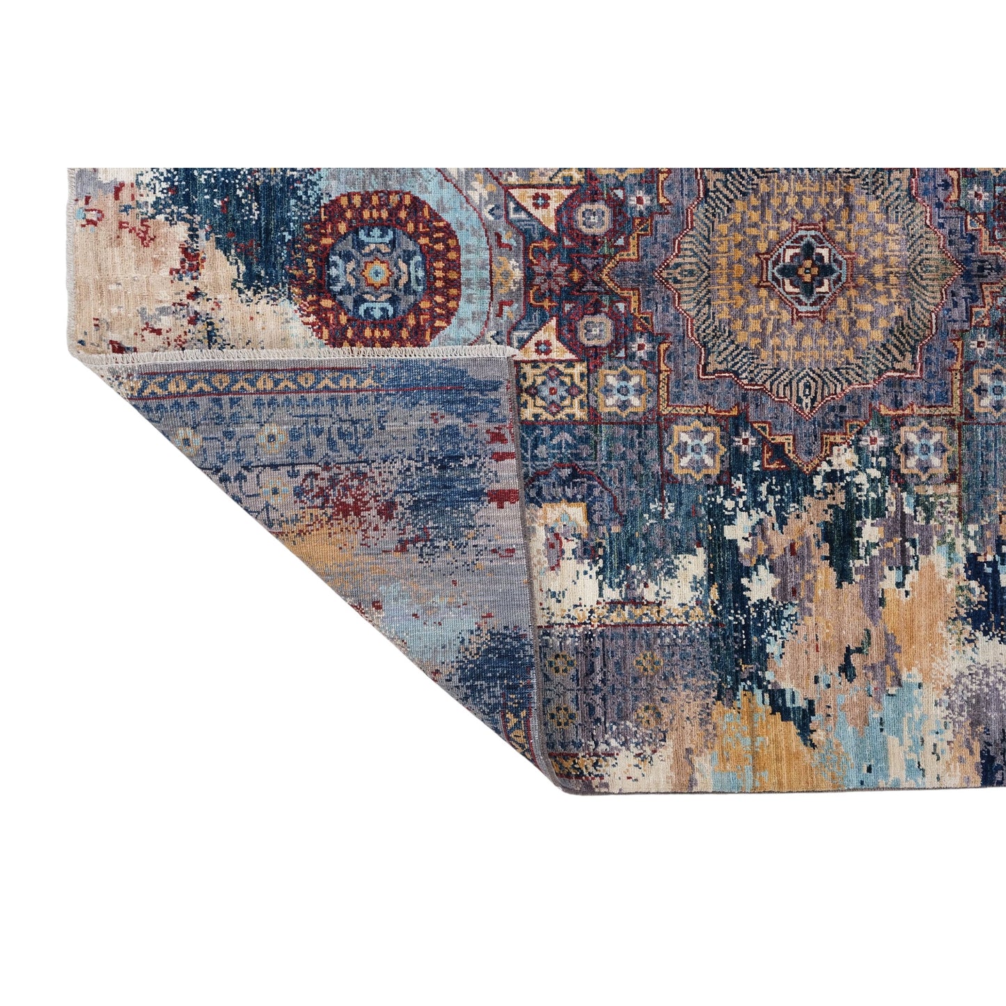 ARYANA ARYAN LIGHT BLUE / NAVY 4'11" X 6'11"