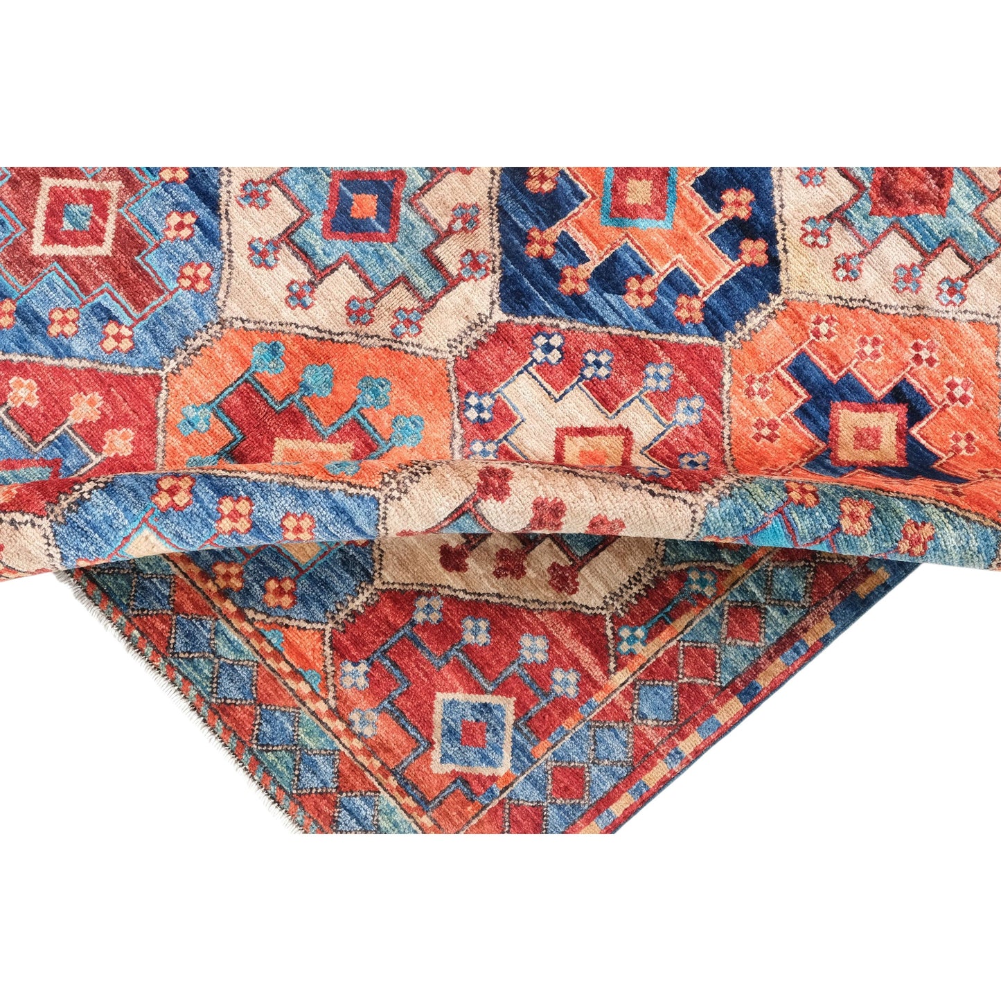 ARYANA ARYAN IVORY / RED 4'11" X 5'2"