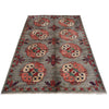 ARYANA ARYAN LIGHT GREEN / RED 3'9" X 5'8"