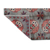 ARYANA ARYAN LIGHT GREEN / RED 3'9" X 5'8"