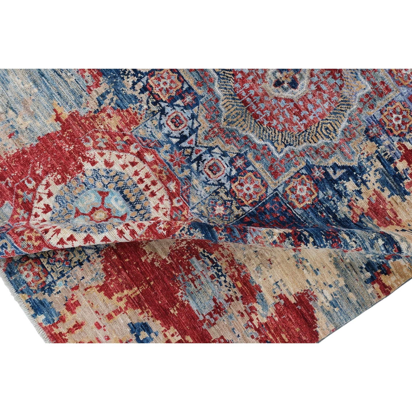 ARYANA ARYAN NAVY / RED 4'11" X 6'9"
