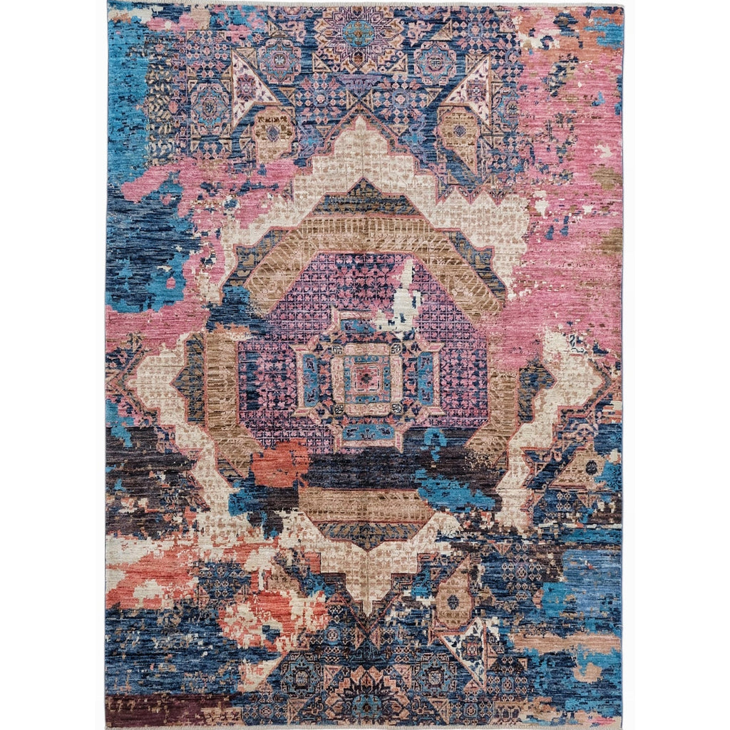 ARYANA ARYAN PINK / NAVY 4'10" X 6'11"