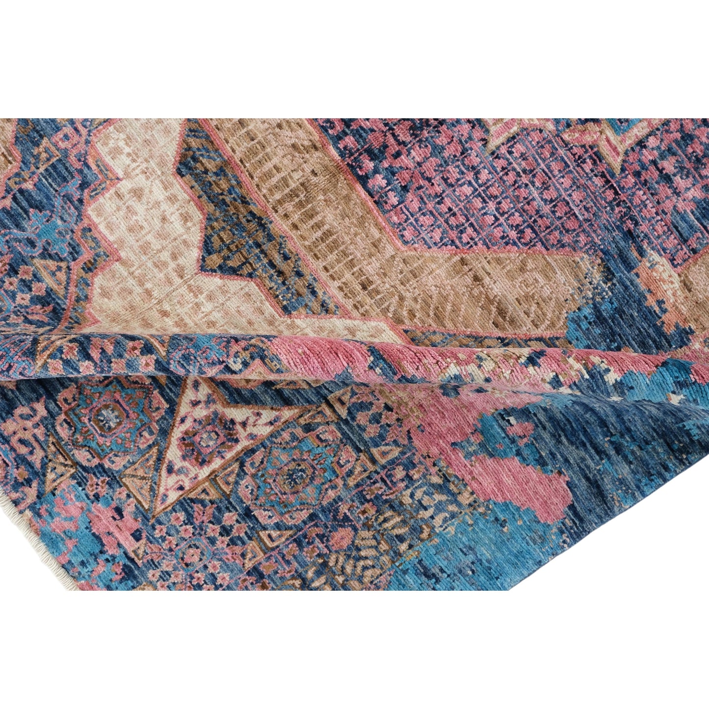 ARYANA ARYAN PINK / NAVY 4'10" X 6'11"
