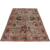 ARYANA ARYAN LIGHT GREEN / RED 4'2" X 5'10"