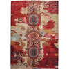 ARYANA ARYAN IVORY / RED 4'11" X 6'10"