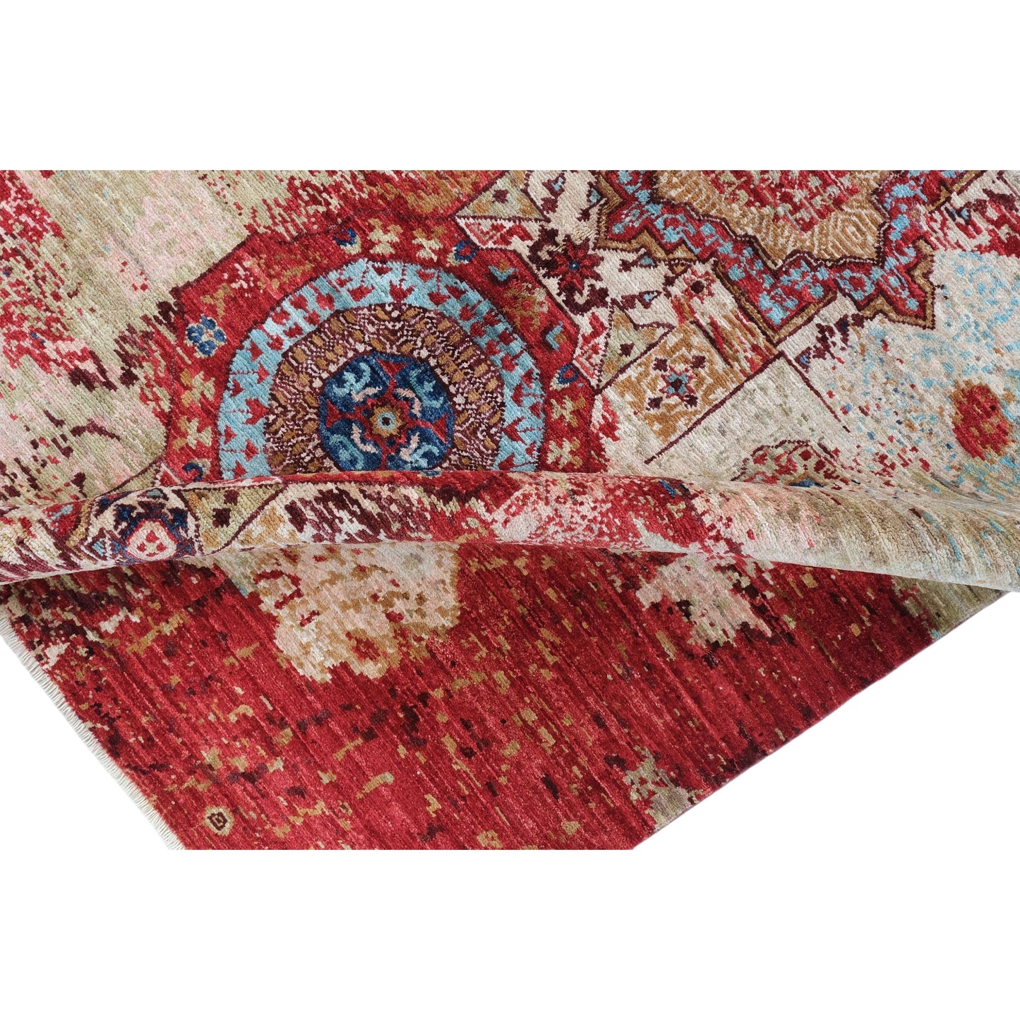 ARYANA ARYAN IVORY / RED 4'11" X 6'10"