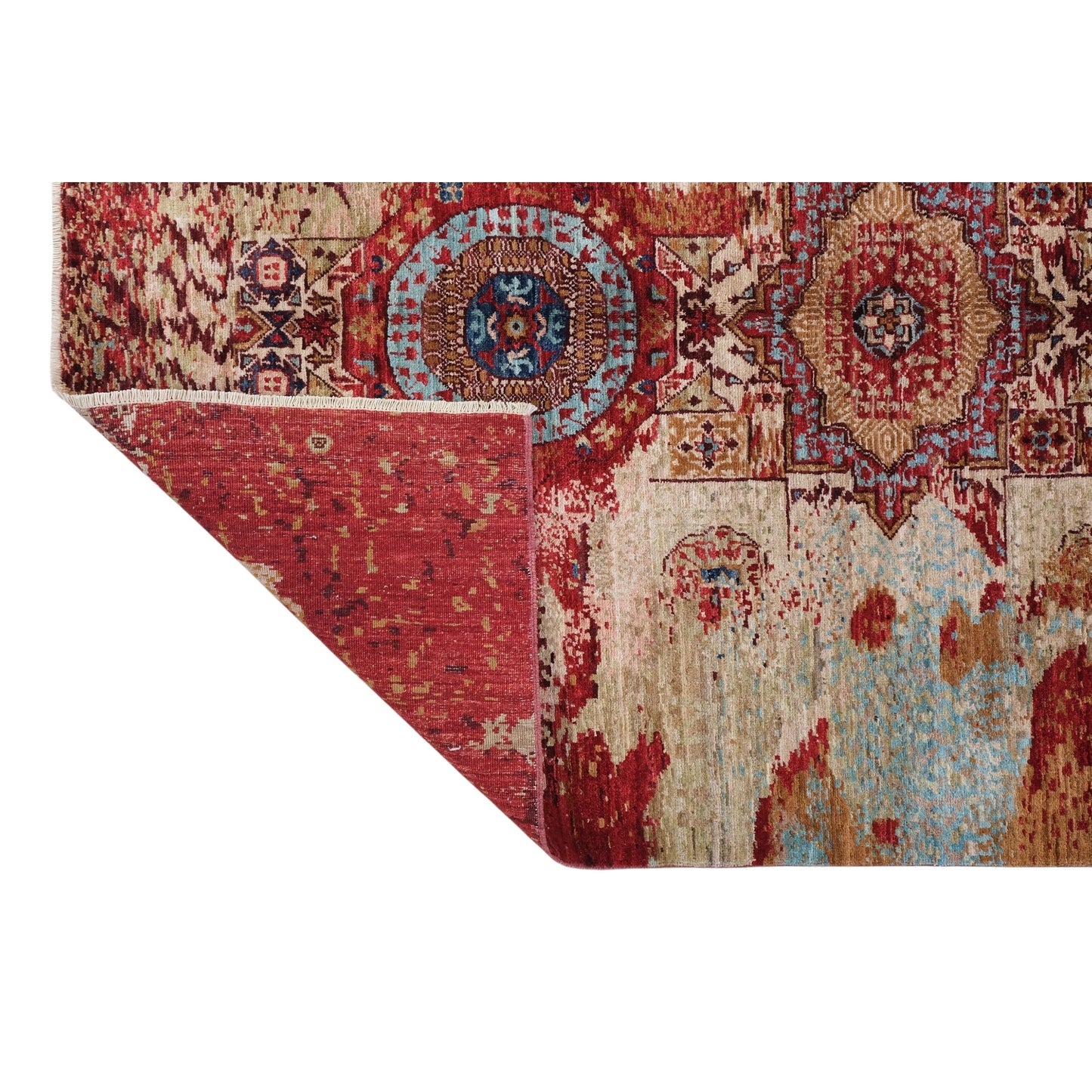 ARYANA ARYAN IVORY / RED 4'11" X 6'10"
