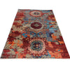 ARYANA ARYAN LIGHT BLUE / RED 4'1" X 5'10"