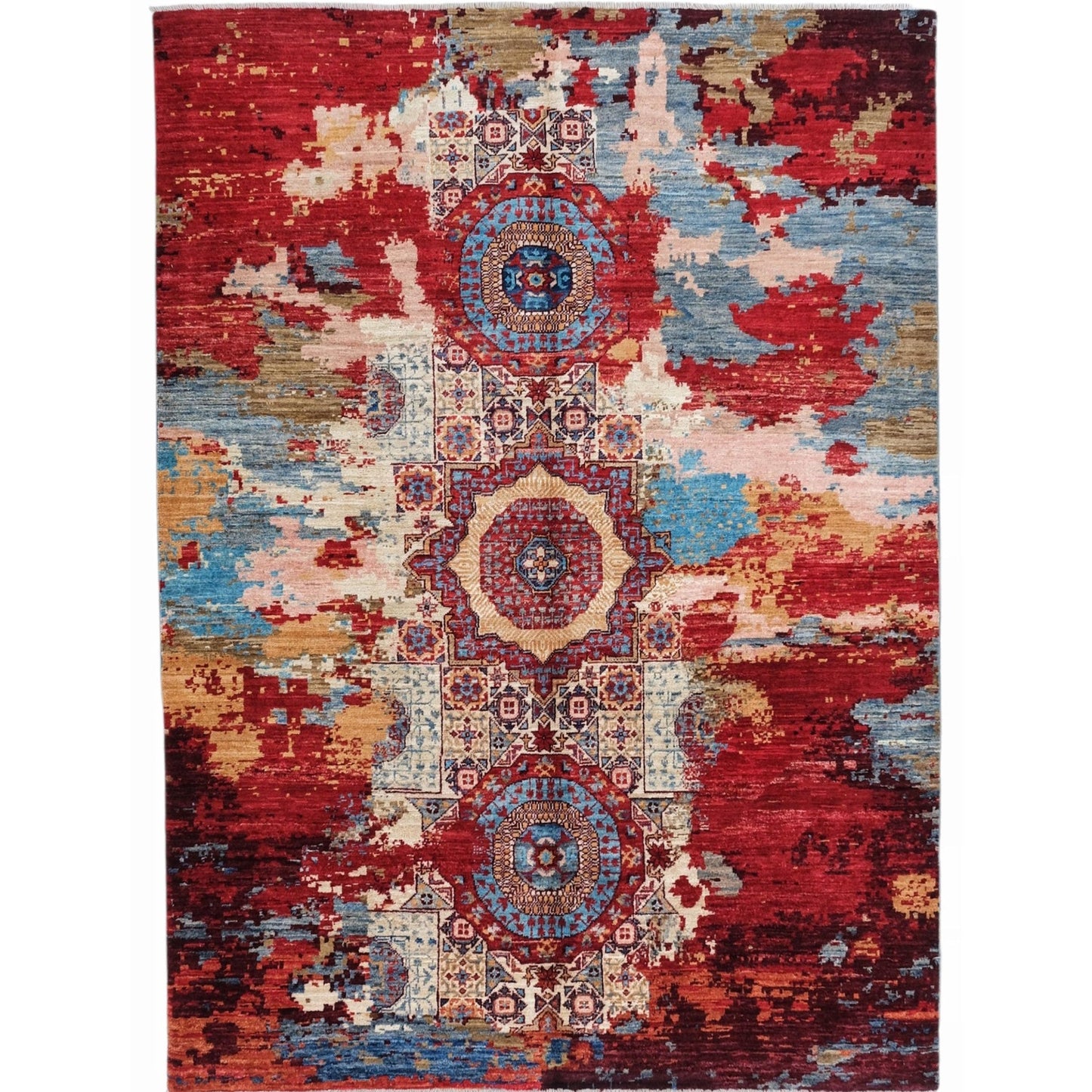 ARYANA MAMAB RED / MULTI 5' X 6'9"