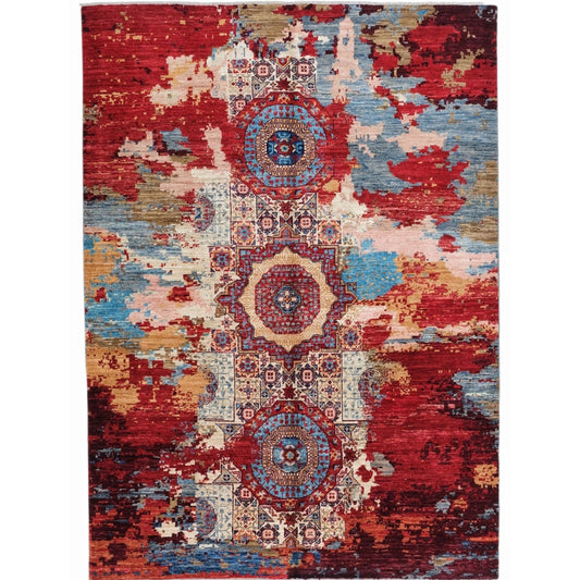 ARYANA MAMAB RED / MULTI 5' X 6'9"