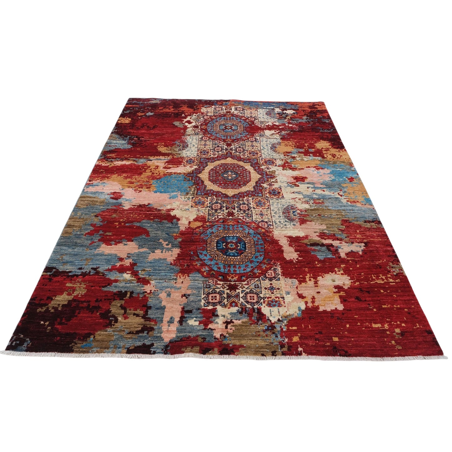 ARYANA MAMAB RED / MULTI 5' X 6'9"