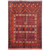 ARYANA HATCL RED / RED 5' X 6'9"
